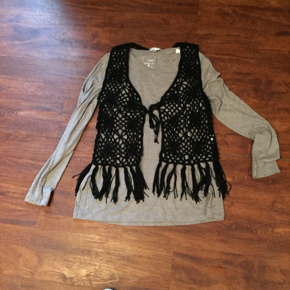 Crochet vest